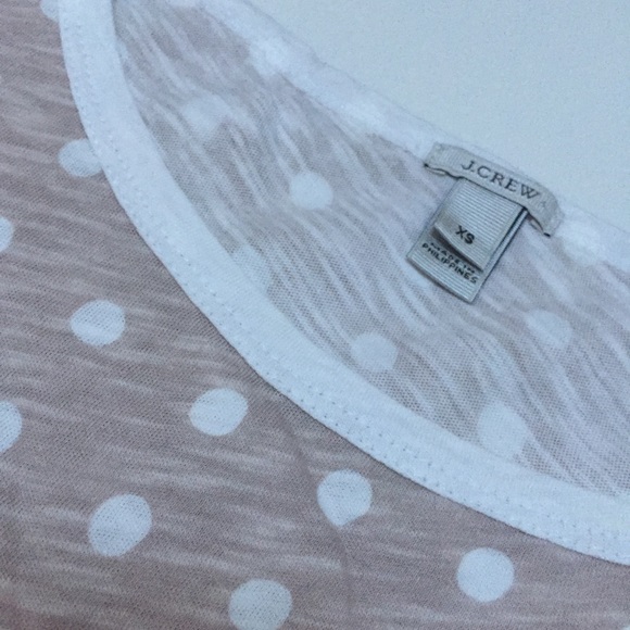 J. CREW POLKA DOT T-SHIRT - Picture 2 of 2